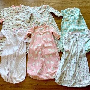 Set of 6 baby Sleep sacks